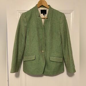 Banana Republic Green Linen Blend Blazer